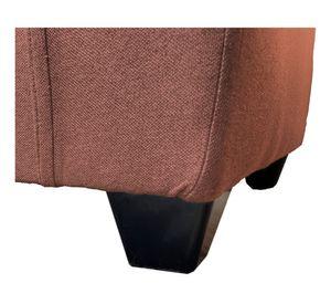 Juego de living 5 cuerpos Mateo chenille PP café