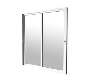 Ventanal PVC 195x205 cm Monolítico blanco 2 hojas correderas