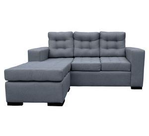 Seccional 3 cuerpos Antu chenille gris