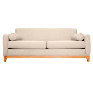 Sofá 3 cuerpos Meli chenille beige