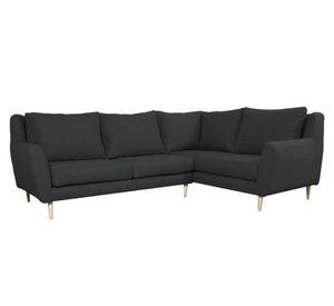 Seccional 3 cuerpos Lenora chenille grafito