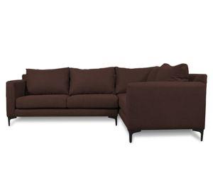 Seccional 3 cuerpos Alanna chenille café