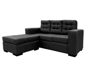 Seccional 3 cuerpos Antu chenille grafito