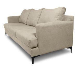 Sofá 3 cuerpos Aldara chenille beige
