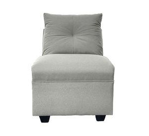 Butaca 1 cuerpo Mateo chenille PP gris