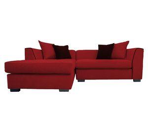 Seccional 3 cuerpos Valencia chenille rojo