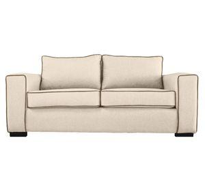 Sofá 3 cuerpos Gabro chenille beige
