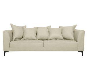 Sofá 3 cuerpos Cordelia chenille beige