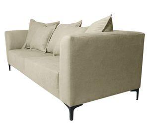 Sofá 3 cuerpos Cordelia chenille beige