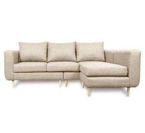 Seccional 3 cuerpos Bollen chenille beige
