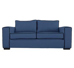 Sofá 3 cuerpos Gabro chenille azul