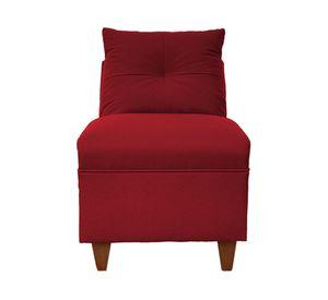 Butaca 1 cuerpo Mateo chenille PM rojo