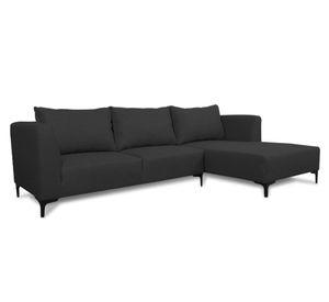 Seccional 3 cuerpos Suria chenille grafito