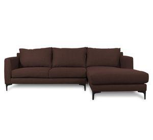 Seccional 3 cuerpos Kaile chenille café