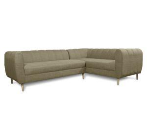 Seccional 3 cuerpos Lynette chenille beige
