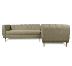 Seccional 3 cuerpos Lynette chenille beige