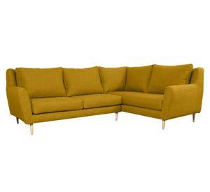 Seccional 3 cuerpos Lenora chenille ambarino