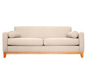 Sofá 2 cuerpos Meli chenille beige