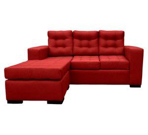 Seccional 3 cuerpos Antu chenille rojo