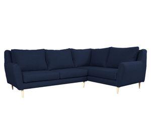Seccional 3 cuerpos Lenora chenille azul