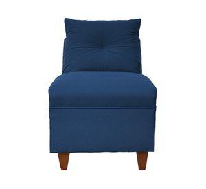 Butaca 1 cuerpo Mateo chenille PM azul