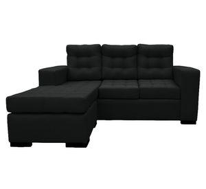 Seccional 3 cuerpos Antu chenille negro