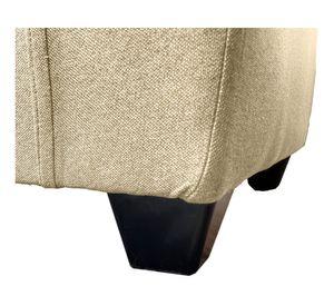 Juego de living 5 cuerpos Mateo chenille PP beige