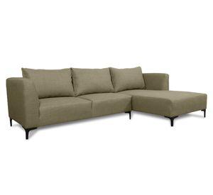 Seccional 3 cuerpos Suria chenille beige