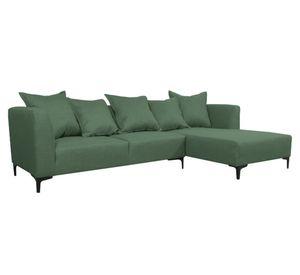 Seccional 3 cuerpos Cordelia chenille verde