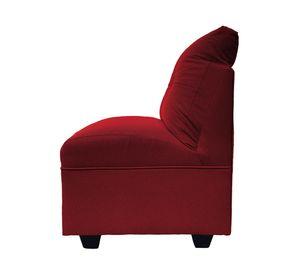 Butaca 1 cuerpo Mateo chenille PP rojo