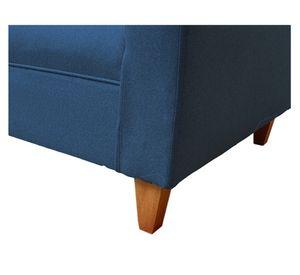 Juego de living 5 cuerpos Mateo chenille PM azul