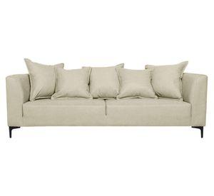 Sofá 2 cuerpos Cordelia chenille beige