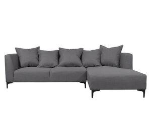 Seccional 3 cuerpos Cordelia chenille gris