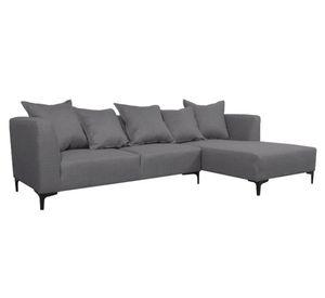 Seccional 3 cuerpos Cordelia chenille gris