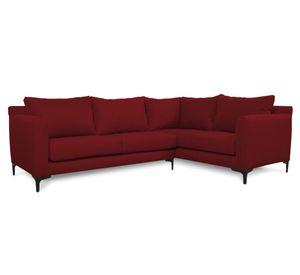 Seccional 3 cuerpos Alanna chenille rojo