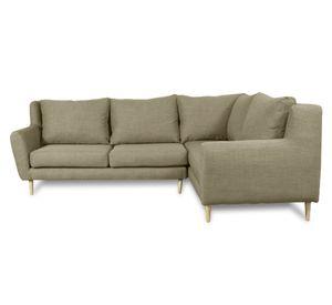 Seccional 3 cuerpos Lenora chenille beige