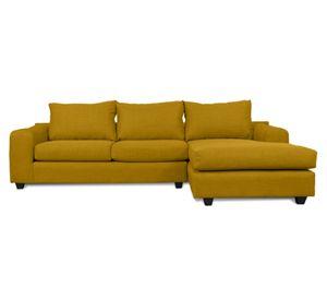 Seccional 3 cuerpos Kandra chenille ambarino
