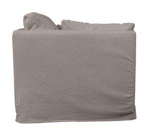 Sofá 3 cuerpos Quepe lino gris piedra