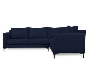 Seccional 3 cuerpos Alanna chenille azul