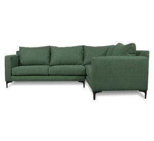 Seccional 3 cuerpos Alanna chenille verde