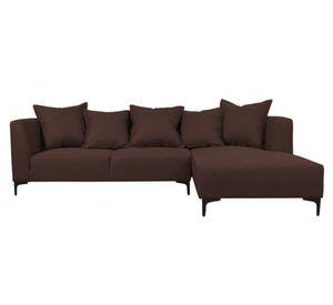 Seccional 3 cuerpos Cordelia chenille café