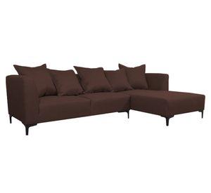Seccional 3 cuerpos Cordelia chenille café