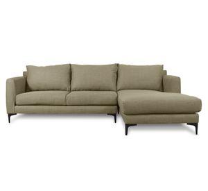 Seccional 3 cuerpos Kaile chenille beige