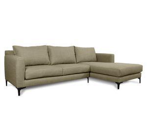 Seccional 3 cuerpos Kaile chenille beige