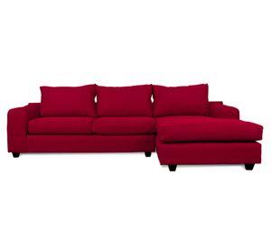 Seccional 3 cuerpos Kandra chenille rojo