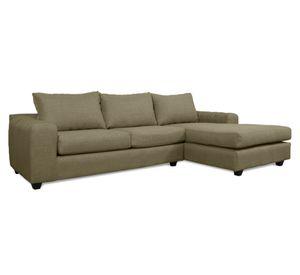 Seccional 3 cuerpos Kandra chenille beige