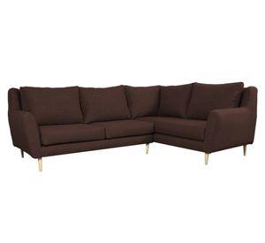 Seccional 3 cuerpos Lenora chenille café