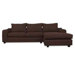 Seccional 3 cuerpos Kandra chenille café