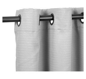 Set cortina 140x220 cm Frutillar gris 8 piezas
