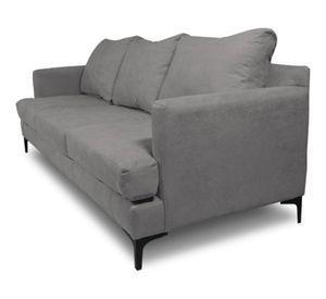Sofá 3 cuerpos Aldara chenille gris